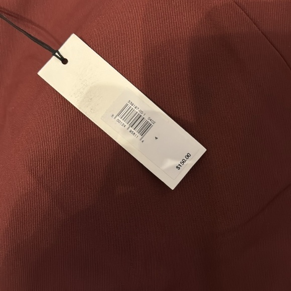 NWT! Banana Republic Red Cherry Jam High-Rise Wide-Leg Flare Pant - Size 12 - Picture 5 of 7